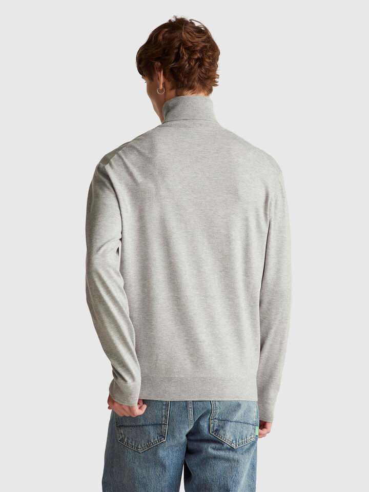 TURTLE NECK SWEATER Men image number 2
